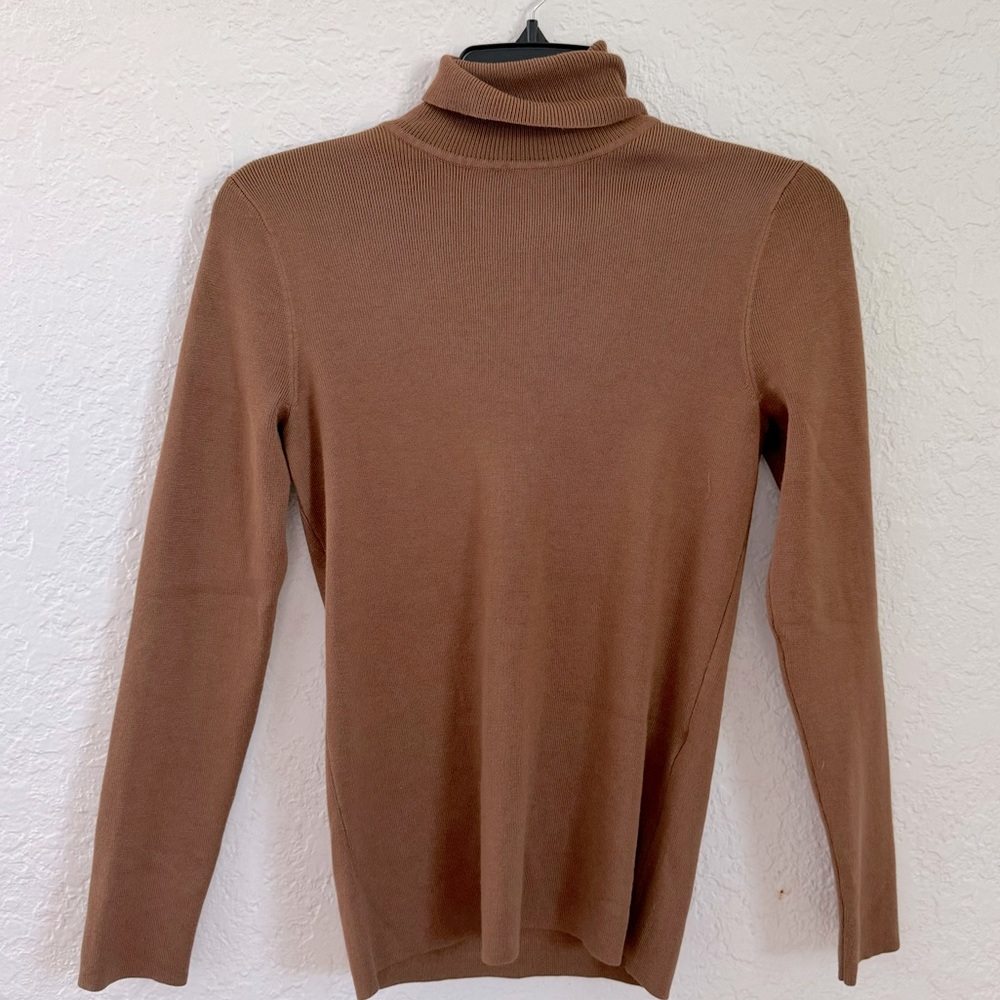 Chico's Brown Turtleneck - Women's Size 0